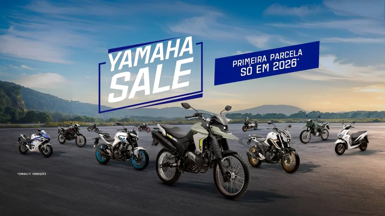 Yamaha Sale - Primeira parcela só em 2026